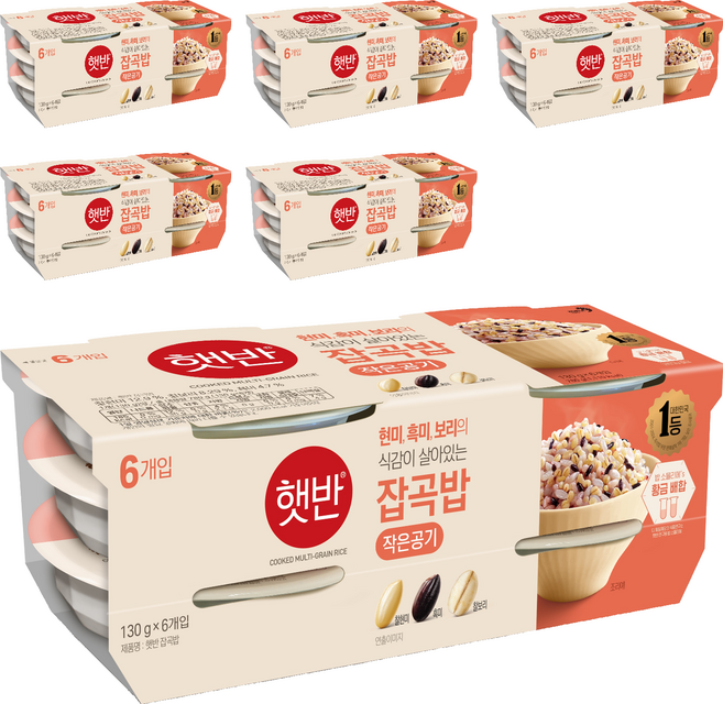 햇반 잡곡밥, 130g, 36개