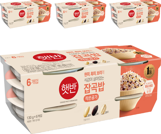 햇반 잡곡밥, 130g, 24개