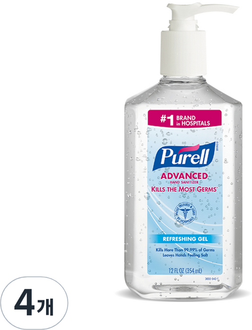 퓨렐 손소독제, 354ml, 4개