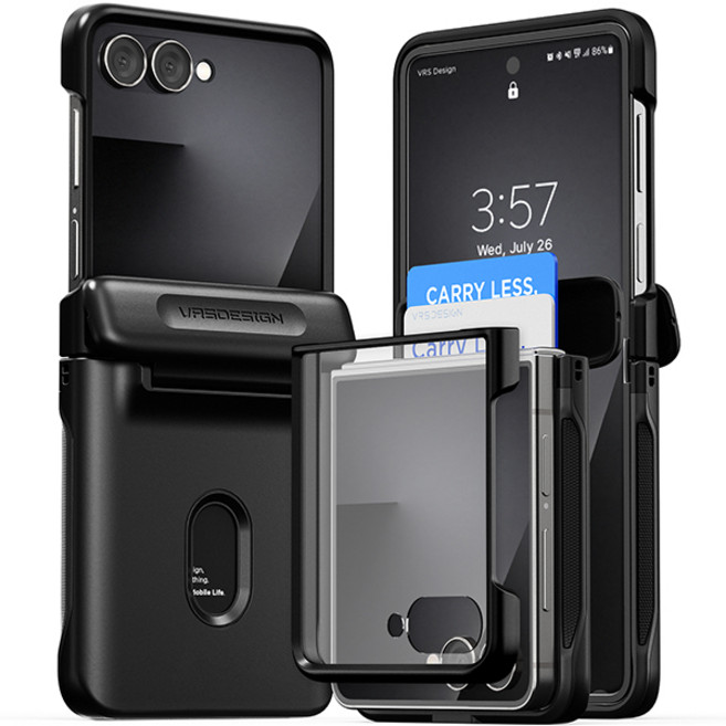 베루스 모던 고 자동 힌지 보호 카드 수납 휴대폰 케이스