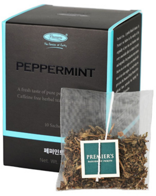 프리미어스티 페퍼민트 허브차, 2g, 10개입, 1개