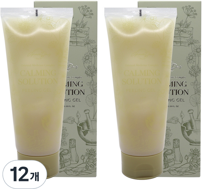 그레이스데이 카밍 솔루션 필링젤, 12개, 180ml