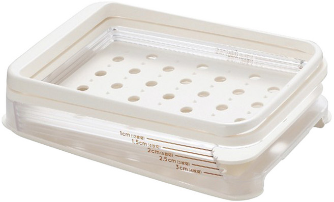 AKEBONO 曙產業 切吐司器 PS-955 輕鬆拆卸 方便清洗 收納方便不占空間, 白色, 1個