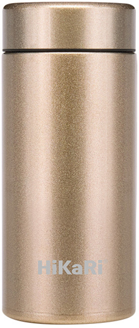 HiKaRi 슬림 미니 보온보냉 스텐 텀블러, 골드, 200ml, 1개