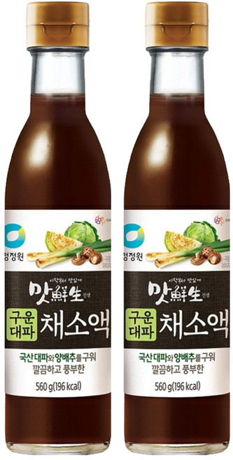 맛선생 대상 구운대파 채소액, 560g, 2개
