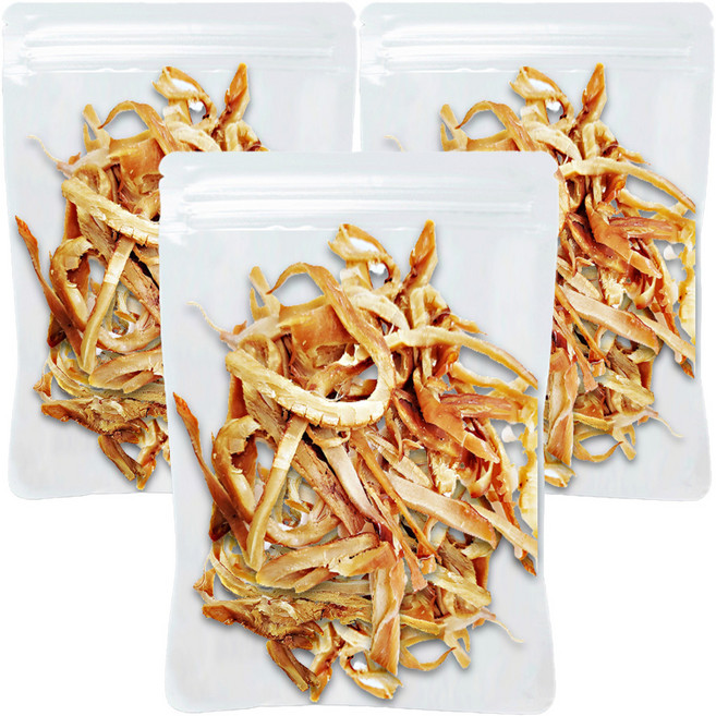 bada moa 燒烤酥脆魷魚絲, 100g, 3包