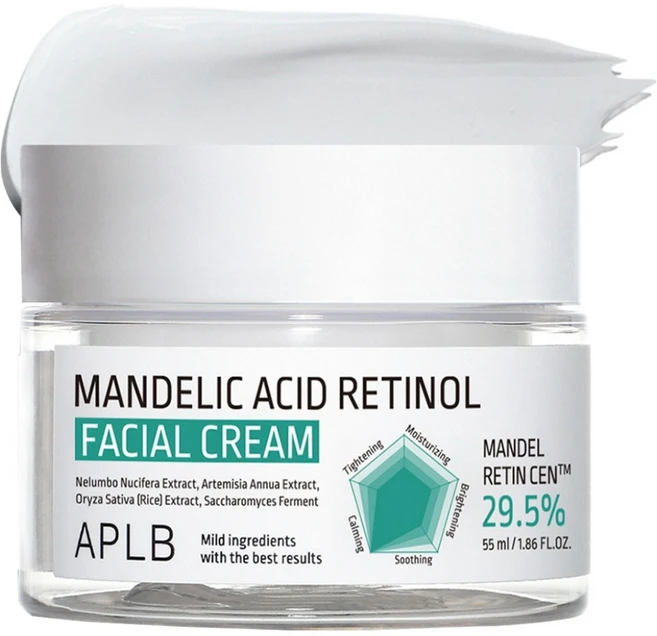 APLB 만델산 레티놀 페이셜 크림, 55ml, 1개 - 쿠팡