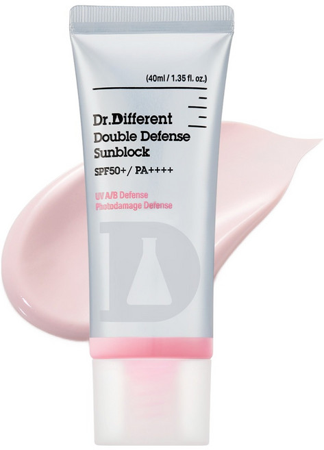 닥터디퍼런트 더블 디펜스 선블록 SPF50+ PA++++, 40ml, 1개