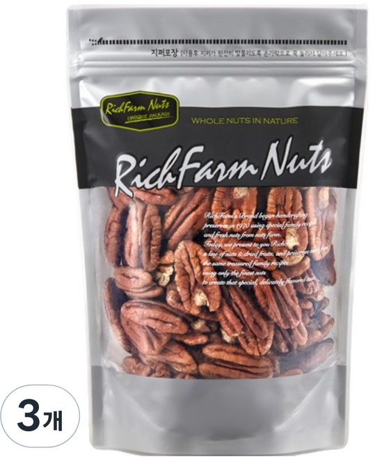 리치팜너트 피칸, 3개, 300g
