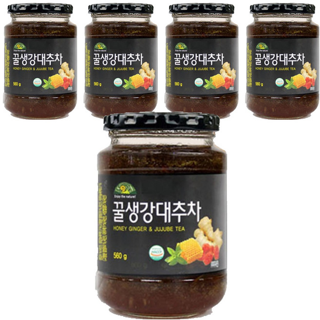 OrganicStory 꿀생강 대추차, 560g, 1개입, 5개