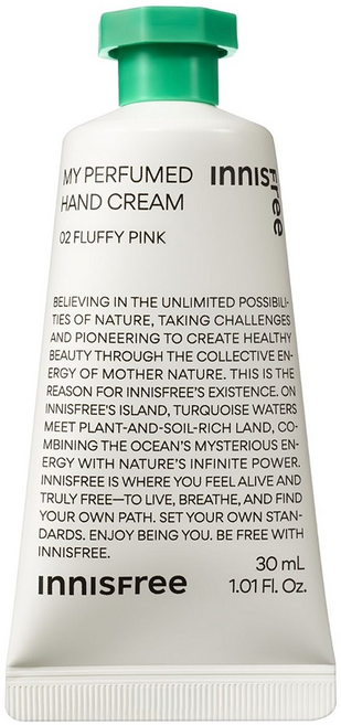 INNISFREE 我的香氛護手霜 02 Fluffy Pink, 30ml, 1件