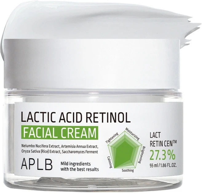 APLB 젖산 레티놀 페이셜 크림, 55ml, 1개 - 쿠팡
