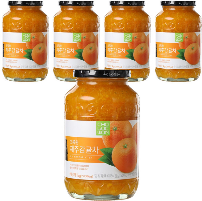 초록원 제주감귤차, 1kg, 1개입, 5개