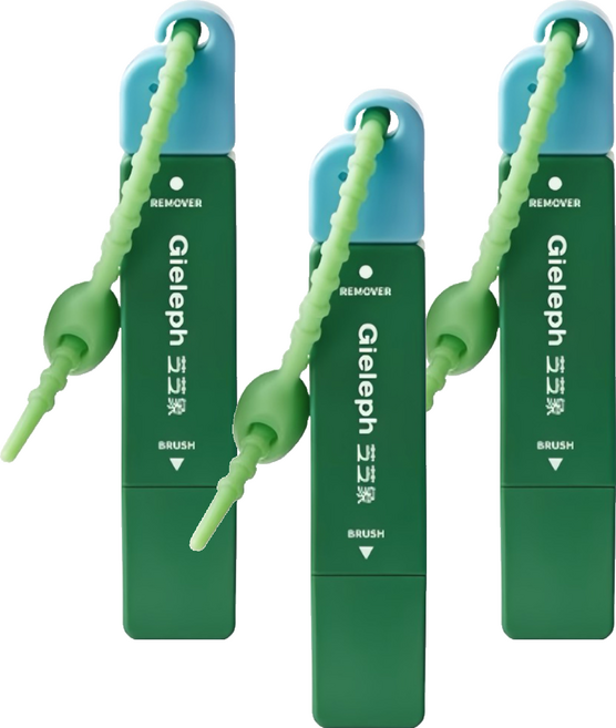 芝芝象 去漬筆 一杯莫吉托 附掛繩 綠色, 3個, 12ml