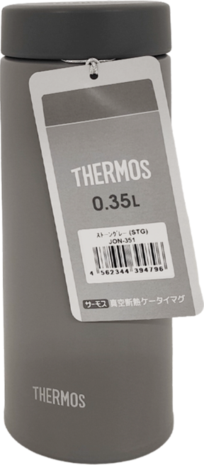 THERMOS 膳魔師 不鏽鋼保溫杯, 石灰色, 350ml, 1瓶