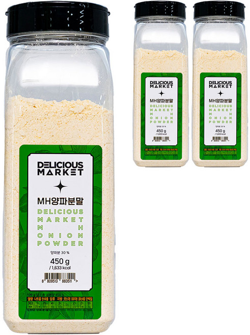 딜리셔스마켓 MH 양파분말, 450g, 3개