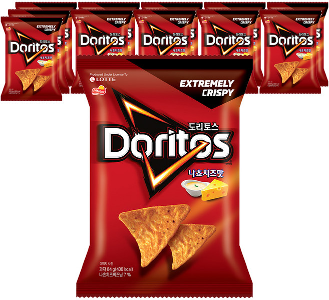 Doritos 多力多滋 墨西哥玉米片起司口味, 84g, 12個