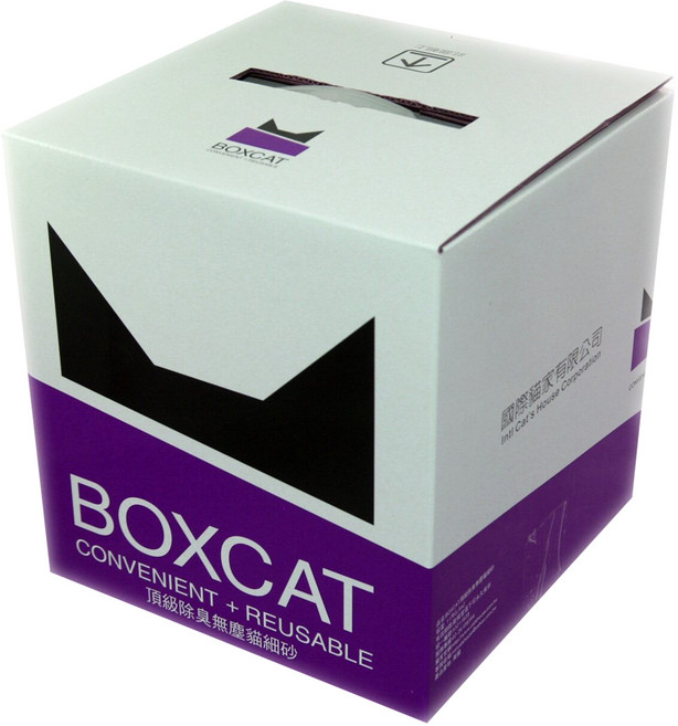 BOXCAT 國際貓家 威力除臭奈米銀離子貓砂, 12L, 1盒, 除臭