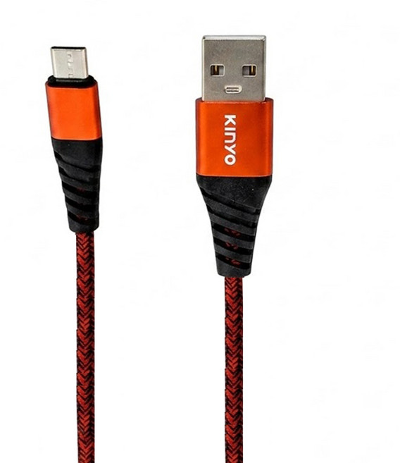 Kinyo mic SR強化充電傳輸線 23g, 1m, 1個
