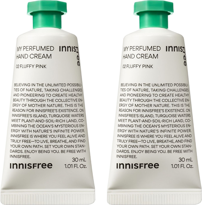 INNISFREE 我的香氛護手霜 02 Fluffy Pink, 30ml, 2件