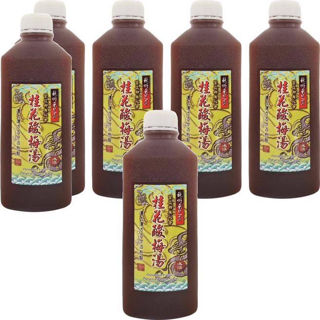 蘇州采芝齋 桂花酸梅湯, 930ml, 6瓶