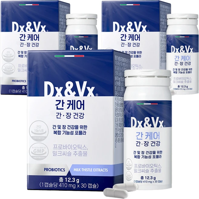 디엑스앤브이엑스 덱스벡스 간케어, 3개, 30정 - 쿠팡