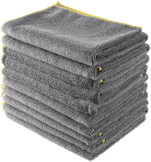 코멧 테리 극세사 양면 드라잉 타월 40 x 40 cm, 그레이, 10개