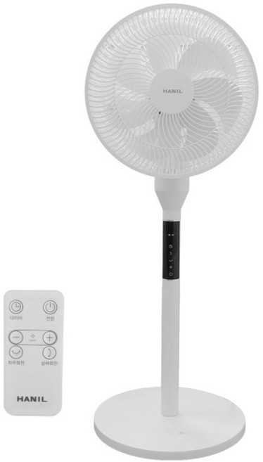 한일전기 봉분리 아기바람 BLDC 리모컨 선풍기, BBF-D12W