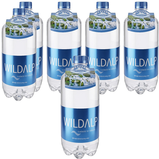 WILDALP 奧地利天然礦泉水, 1L, 6瓶