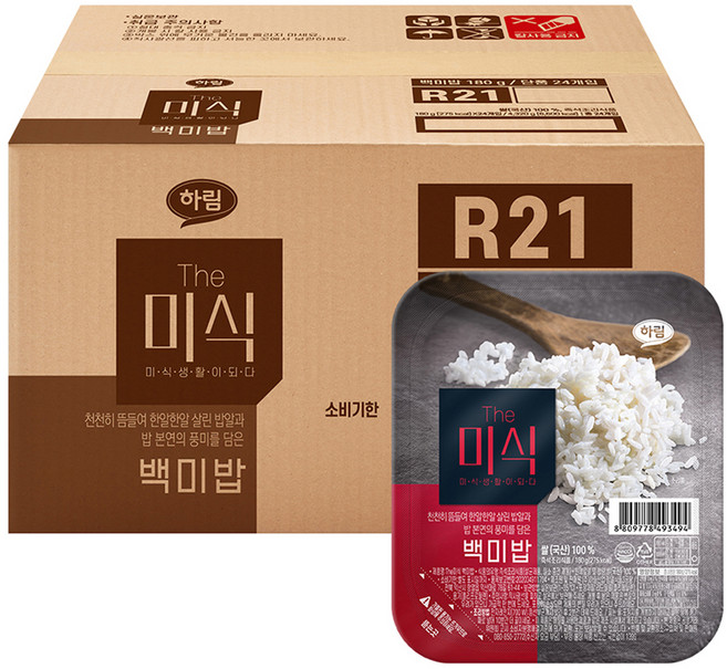 The Mishik 匠人 即食白米飯, 180g, 24入