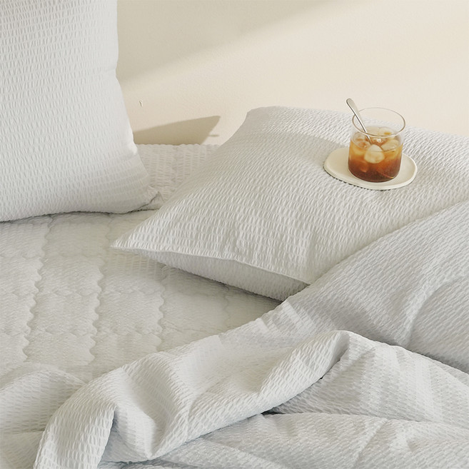 아망떼 포휴즈 시어서커 리플 2겹 베개커버