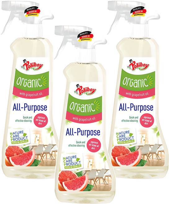폴리보이 오가닉 실내 청소용 살균 다목적세정제, 500ml, 3개