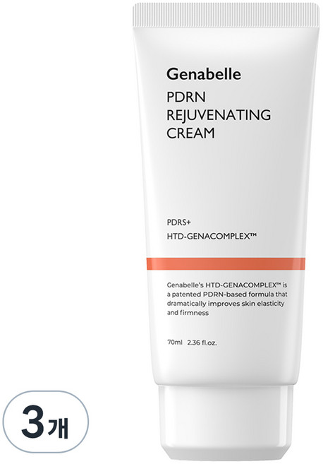 제나벨 피디알엔 리쥬비네이팅 크림, 70ml, 3개