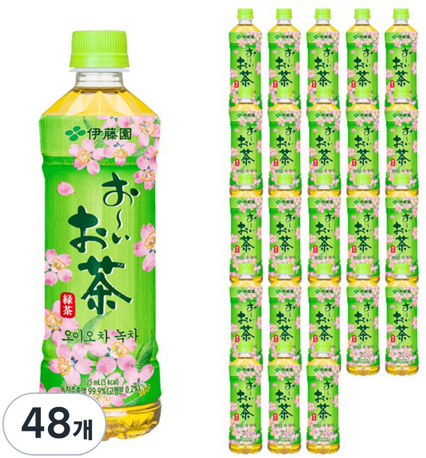 이토엔 오이오차, 525ml, 48개