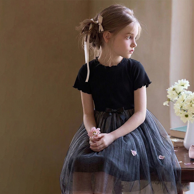 오즈키즈 아동용 리본튜튜 반팔 원피스