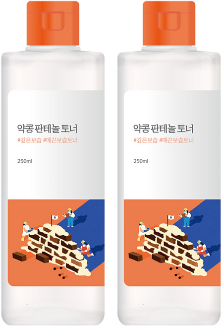 라운드랩 약콩 판테놀 토너, 250ml, 2개