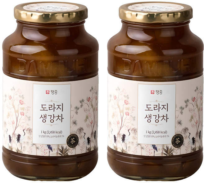 평중 도라지 생강 차, 1kg, 1개입, 2개