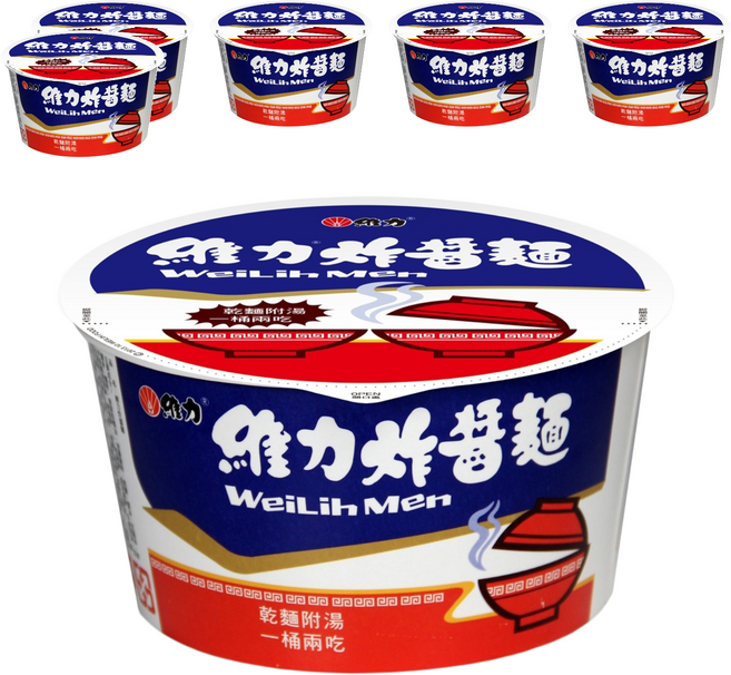 維力 炸醬麵 90g, 6入