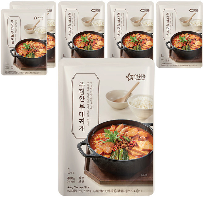 OURHOME 愛味弘 部隊鍋, 400g, 6包
