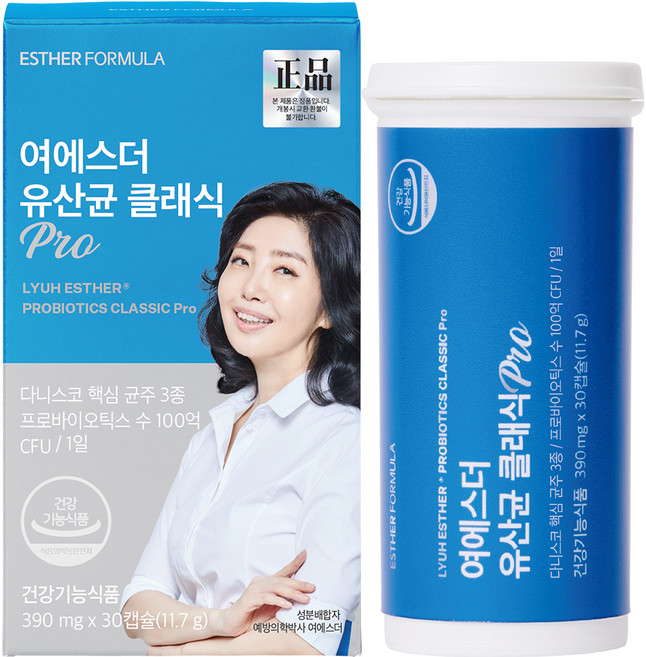 에스더포뮬러 여에스더 유산균 클래식 Pro 30캡슐, 1개, 30회분