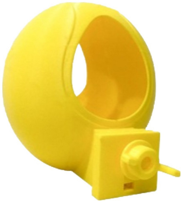 랜보어 앵무새 에그 걸이형 은신처 17.2 x 14.2 x 5 cm, 옐로우, 1개