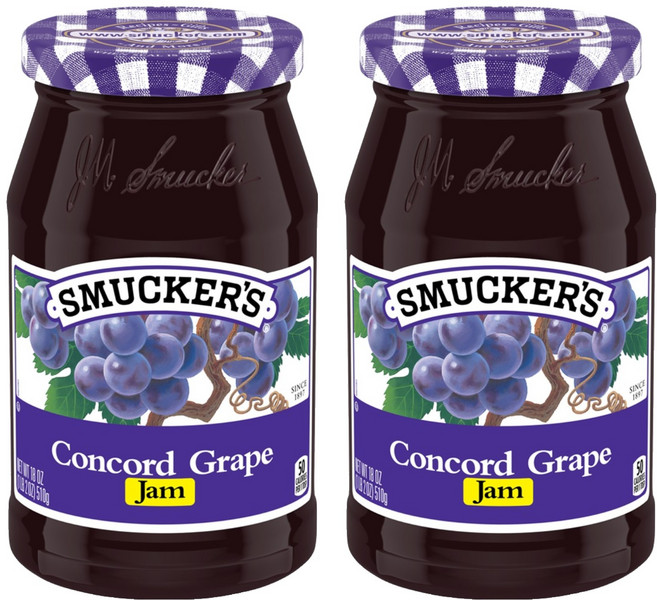 스머커즈 포도잼, 2개, 510g