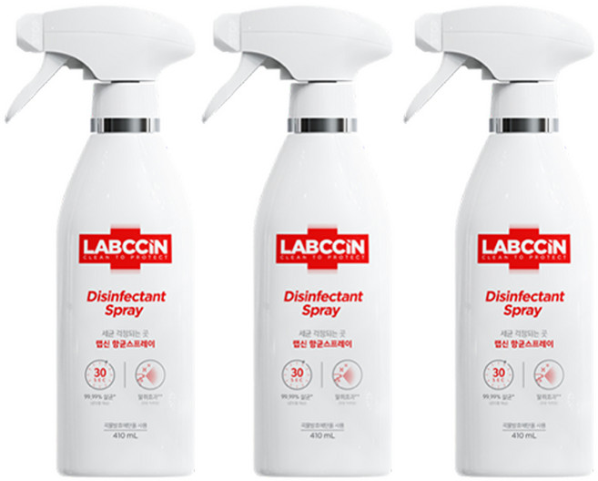 랩신 V3 항균스프레이 살균제, 410ml, 3개