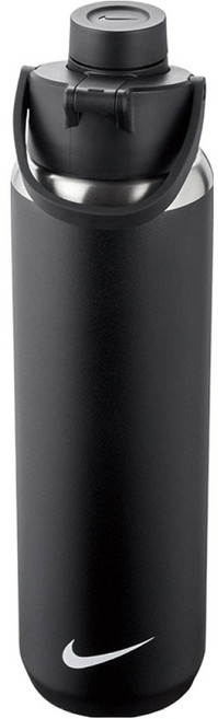 NIKE 耐吉 SS RECHARGE 大口徑保冷瓶 N100331109124 24OZ, 黑色, 700ml, 1個