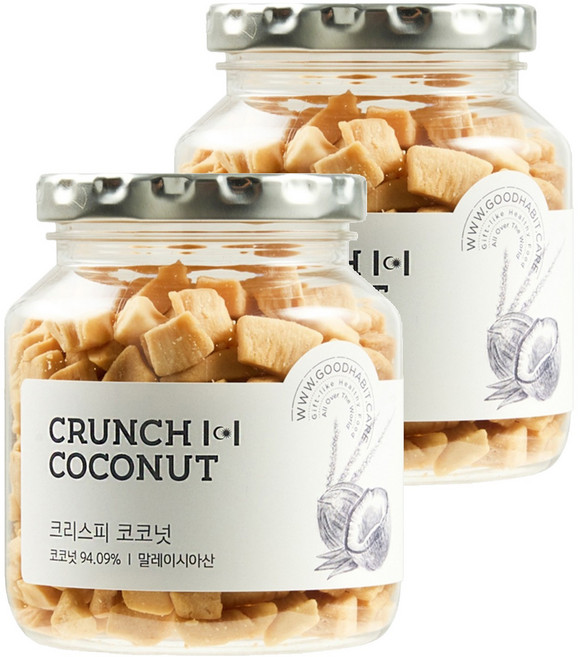 착한습관 코코넛청크, 130g, 2개
