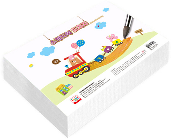 영아트 스케치북 도화지 130g, 8절, 250매, 1개