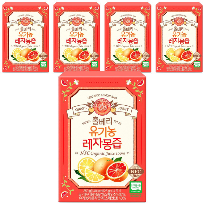 홀베리 레자몽즙, 25g, 70개