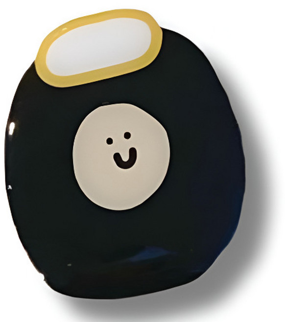 오프유 귀여운 그립톡 스마트폰 휴대폰 거치대, 해녀, 1개