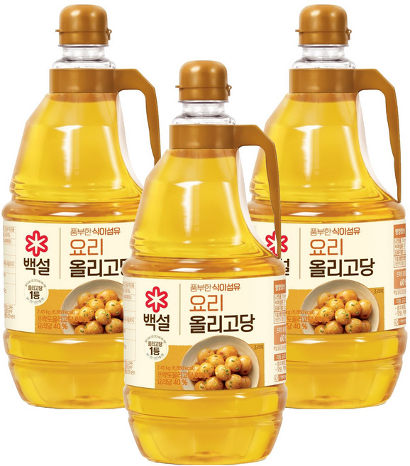 백설 요리 올리고당, 2.45kg, 3개