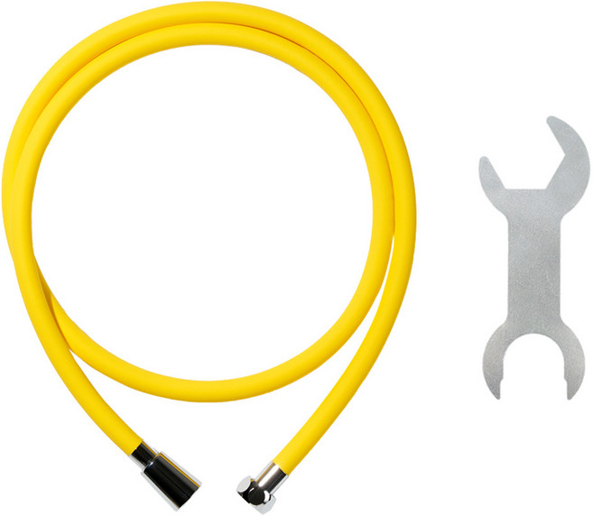 비욘 PVC 샤워호스, 2m, 옐로우